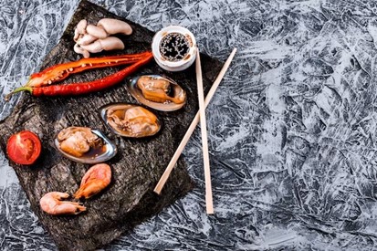 Raw Marinated Seafood Raw Marinated Seafood