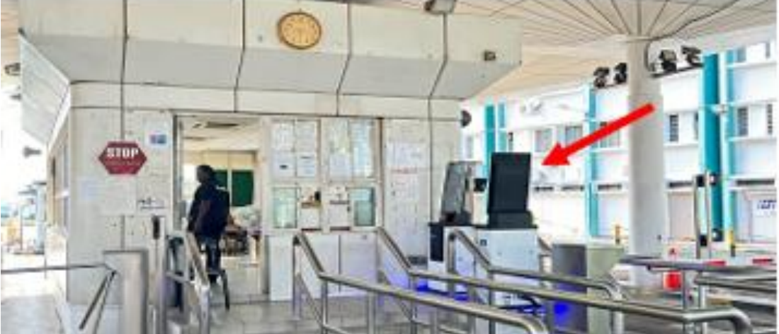 Location of Registration Kiosk at Jfp