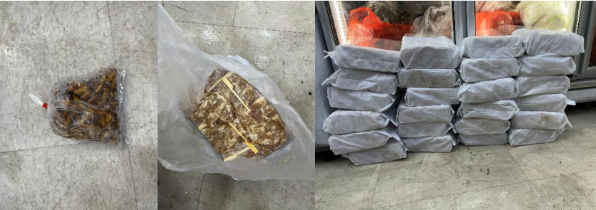 Illegally Imported Food Illegally Imported Food