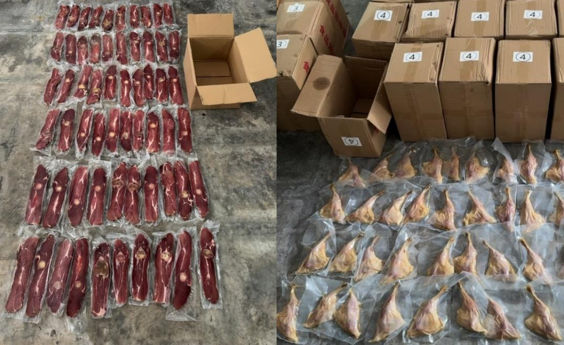 Consignment of Meat Products Seized Consignment of Meat Products Seized